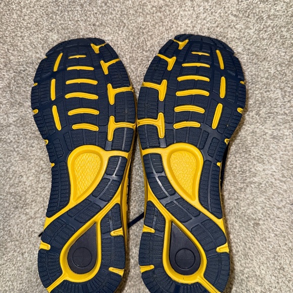 Notre Dame Under Armour Blue and Gold Athletic Shoes - Picture 7 of 7